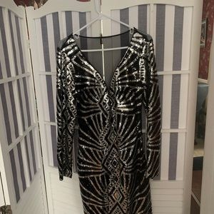 Like NEW mini sequins venus dress